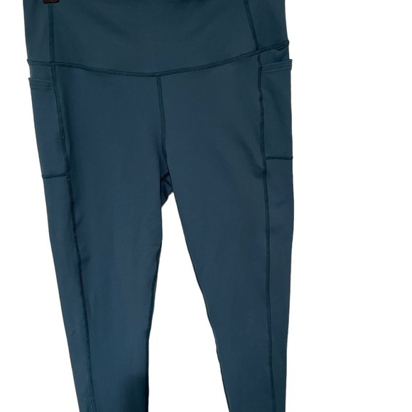 Skeechers women’s high waisted jogging/performance leggings, forest green, large - Picture 5 of 5